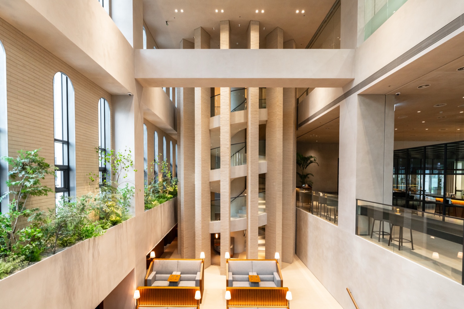 Sunlit interior of Graphic by Daishin